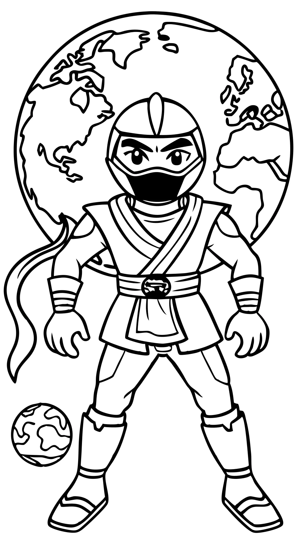 coloriage ninjago cole